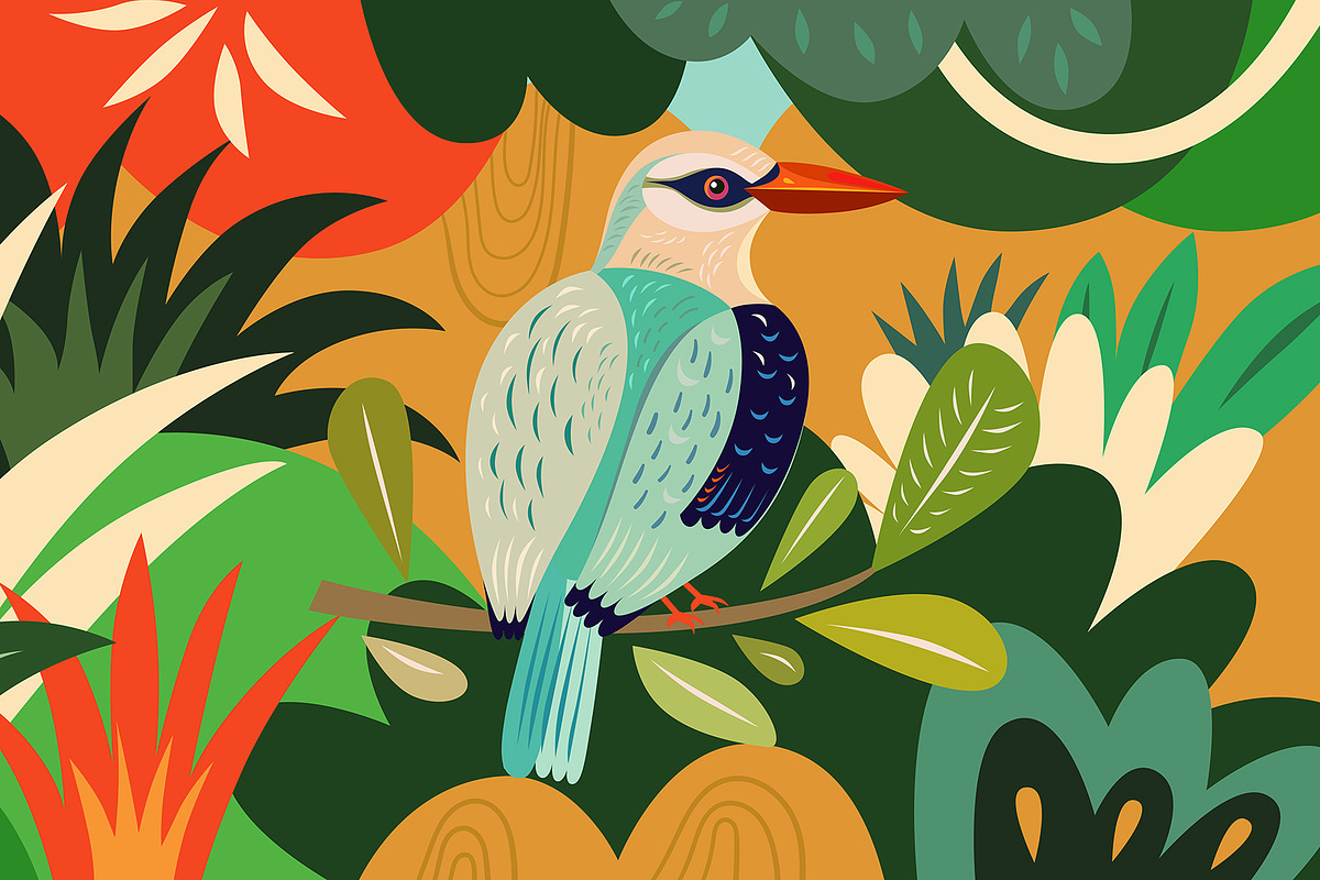 Tropical nature, an Animal Illustration by MoleskoStudio (Photo 1 of 8)