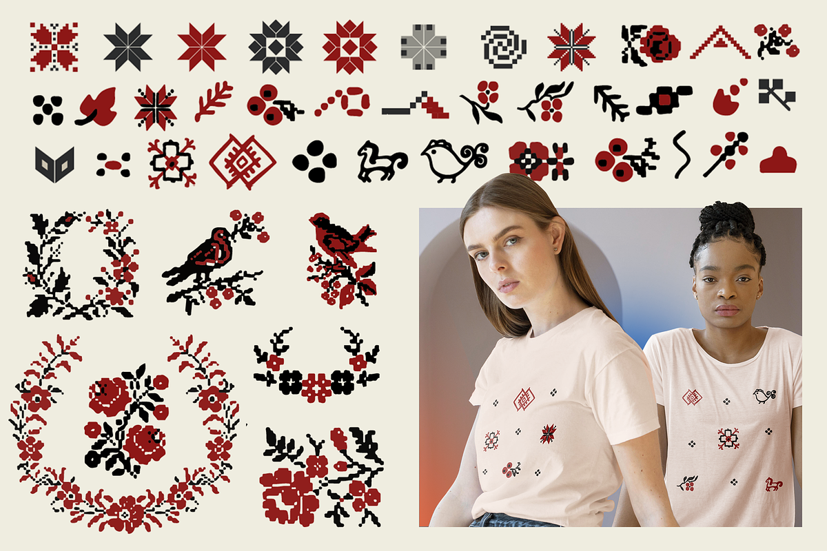Ukrainian folk set, an Object Graphic by PixelAesthetic (Photo 7 of 12)