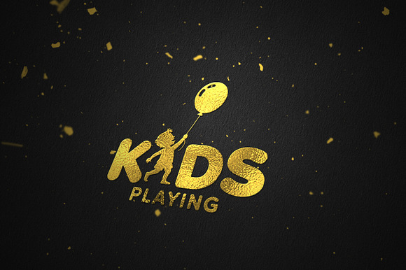 Kids Playing Logo | Childcare & Toys preview 3