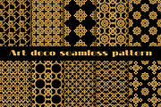 Art Deco Seamless Patterns, a Pattern Graphic by Andy Vinnikov (Thumbnail 2 of 5)