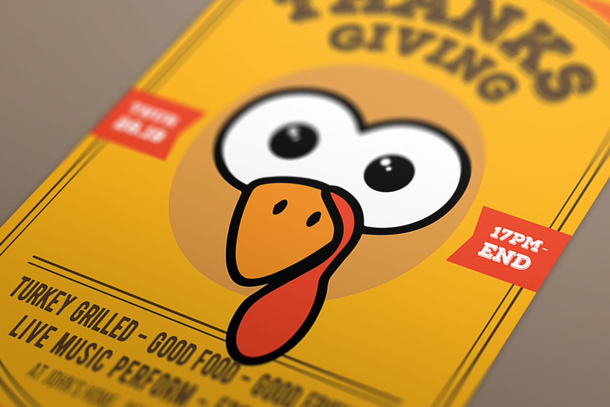 Thanksgiving Flyer, a Flyer Template by Graphr (Photo 3 of 3)
