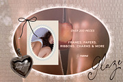 Glaze: Collage Kit with Frames, an Object Graphic by Purple (Thumbnail 13 of 13)