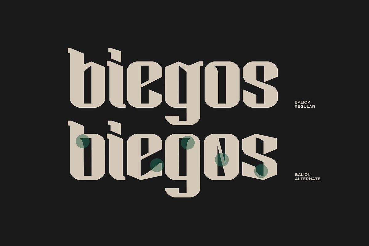 Baliok - Retro Western Typeface, a Slab Serif Font by Imoodev (Photo 4 of 5)