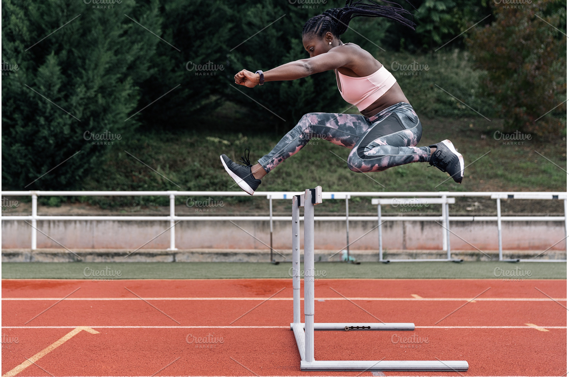 African-American athlete sprinter, a Sports & Recreation Photo by nunezimage