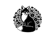 Cute Fox Silhouette Bundle, an Illustration by Designs_River (Thumbnail 21 of 31)