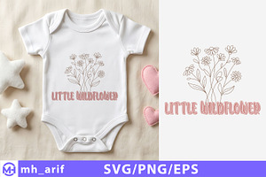 Baby & Kids Wildflower SVG PNG, an Object Graphic by mh_arif