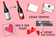 Valentine Scene Creator, a Templates & Theme by Brushed Rose (Thumbnail 5 of 7)