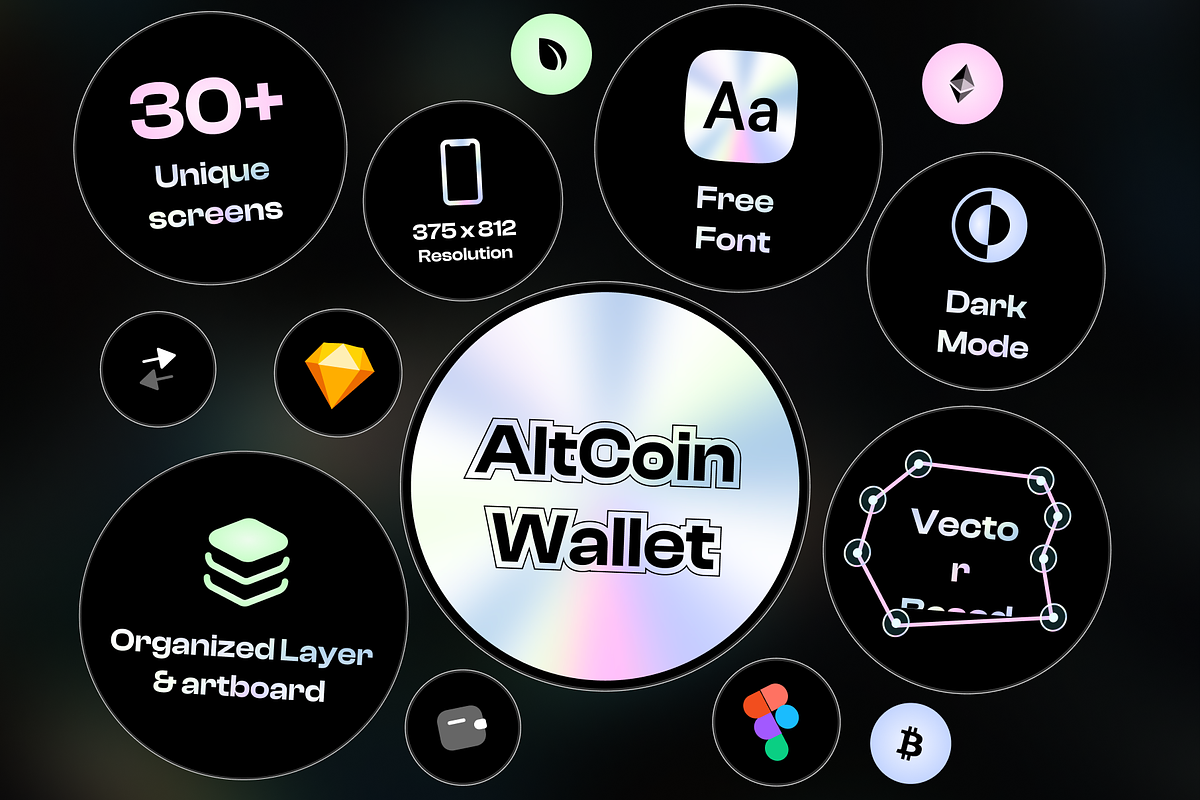 Crypto Wallet UI Kit, an UI Kit Template by Trung (Photo 3 of 6)
