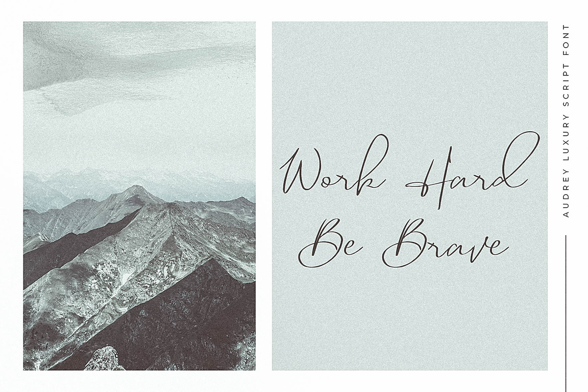Audrey | Luxury Script Font, a Script Font by Awanstudio (Photo 9 of 10)