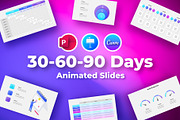 30-60-90 Days Plan Presentation, a Presentation Template by Abert (Thumbnail 1 of 10)