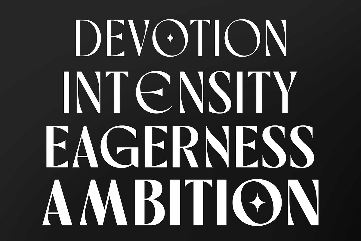 Rovaney - Fancy Font Family, a Serif Font by Arterfak Project (Photo 2 of 15)