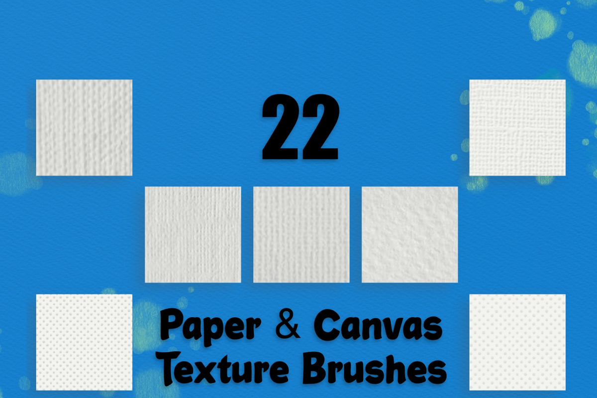 Procreate Paper & Canvas Brushes, a Brush Add-On by Vectorheroes (Photo 2 of 10)
