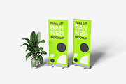 Rollup Banner Mockup, an Advertising Mockup by bimockup (Thumbnail 2 of 6)