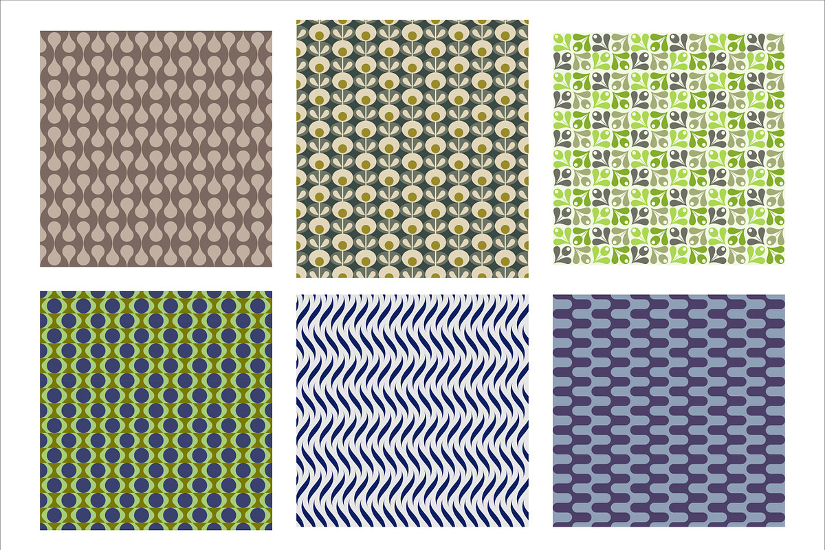 Pack of abstract seamless pattern, a Pattern Graphic by Brainware Graphic (Photo 5 of 9)