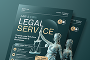 Law Firm and Legal Service Flyer Set, a Flyer Template by Annora Studio (Thumbnail 4 of 6)