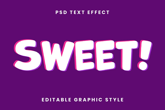 Chubby 3D Shadow Text Effect preview 2