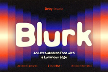 Blurk – Ultra Modern Font