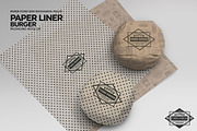 Burger Paper Liner Packaging Mockup, a Packaging Mockup by INCDesign (Thumbnail 3 of 8)