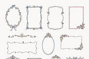 260 Wedding Cliparts, Frames, an Object Graphic by Olya Creative (Thumbnail 5 of 13)
