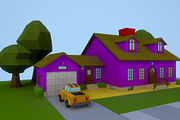 Low Poly House 2, an Architecture 3D Model by Midgardians (Thumbnail 1 of 14)