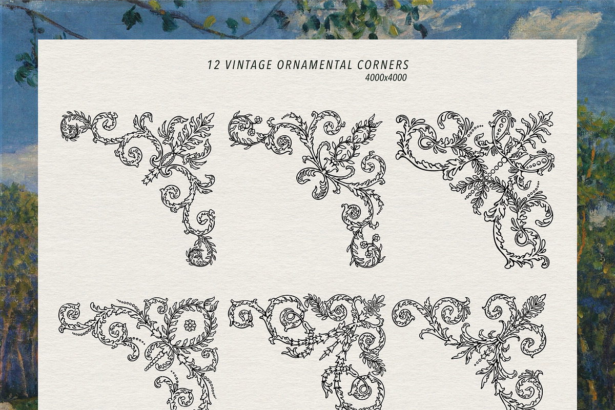 Frames & Ornaments. Vintage Pack, a Decorative Illustration by heyXeni (Photo 6 of 7)