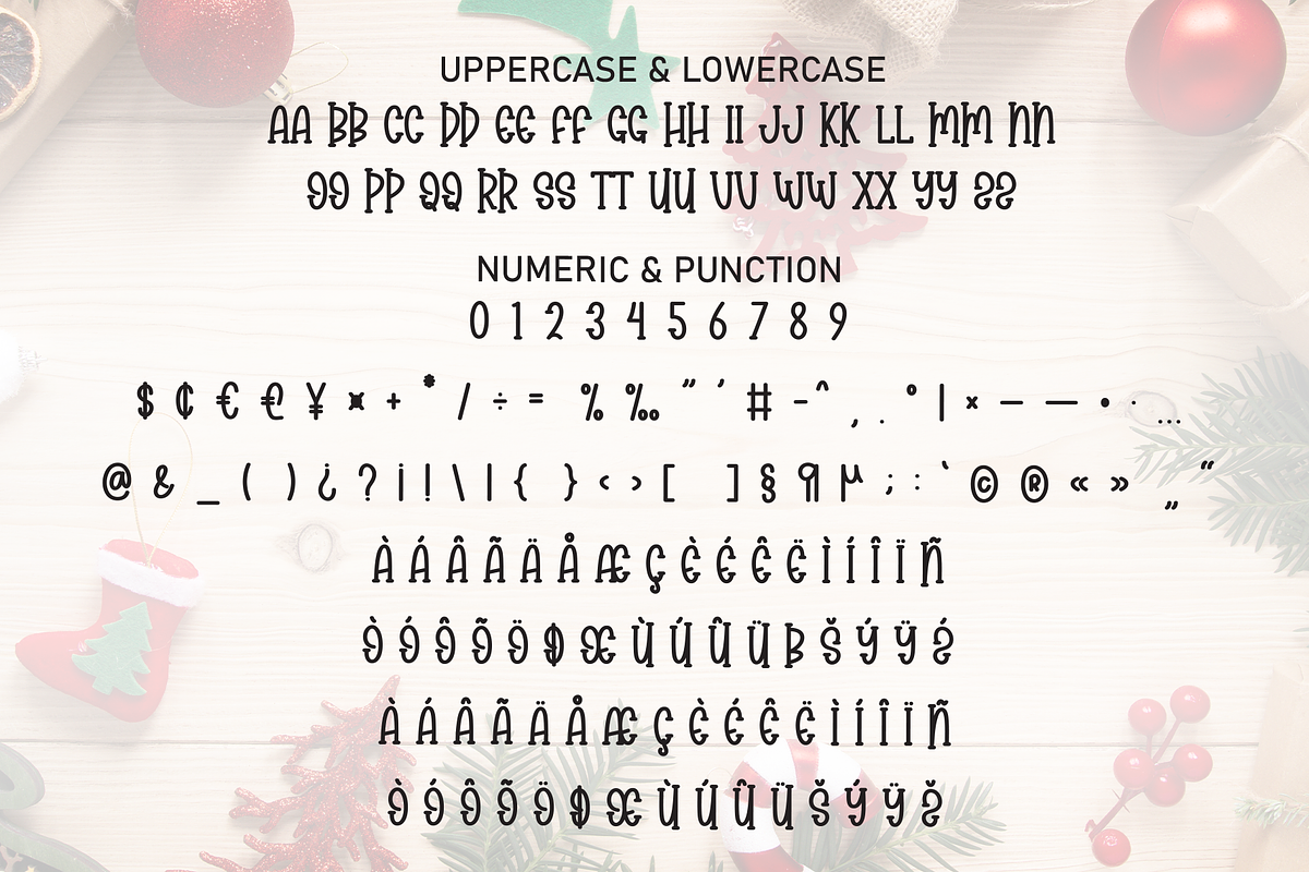 Monday Christmas | Script Font, a Script Font by Scratchones (Photo 7 of 8)