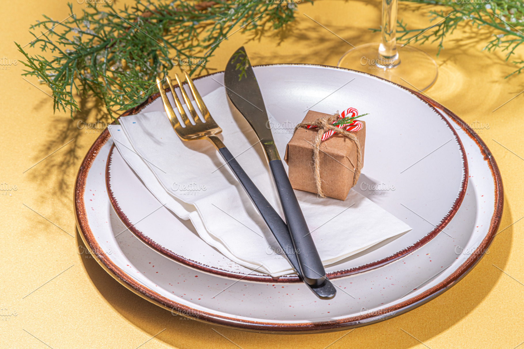 Christmas table setting, a Food & Drink Photo by Rimma