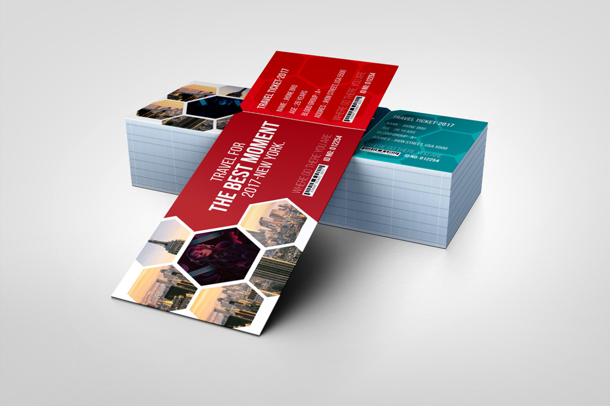 Printable Event Ticket Template, a Card Template by BrandlyTemplate (Photo 3 of 3)