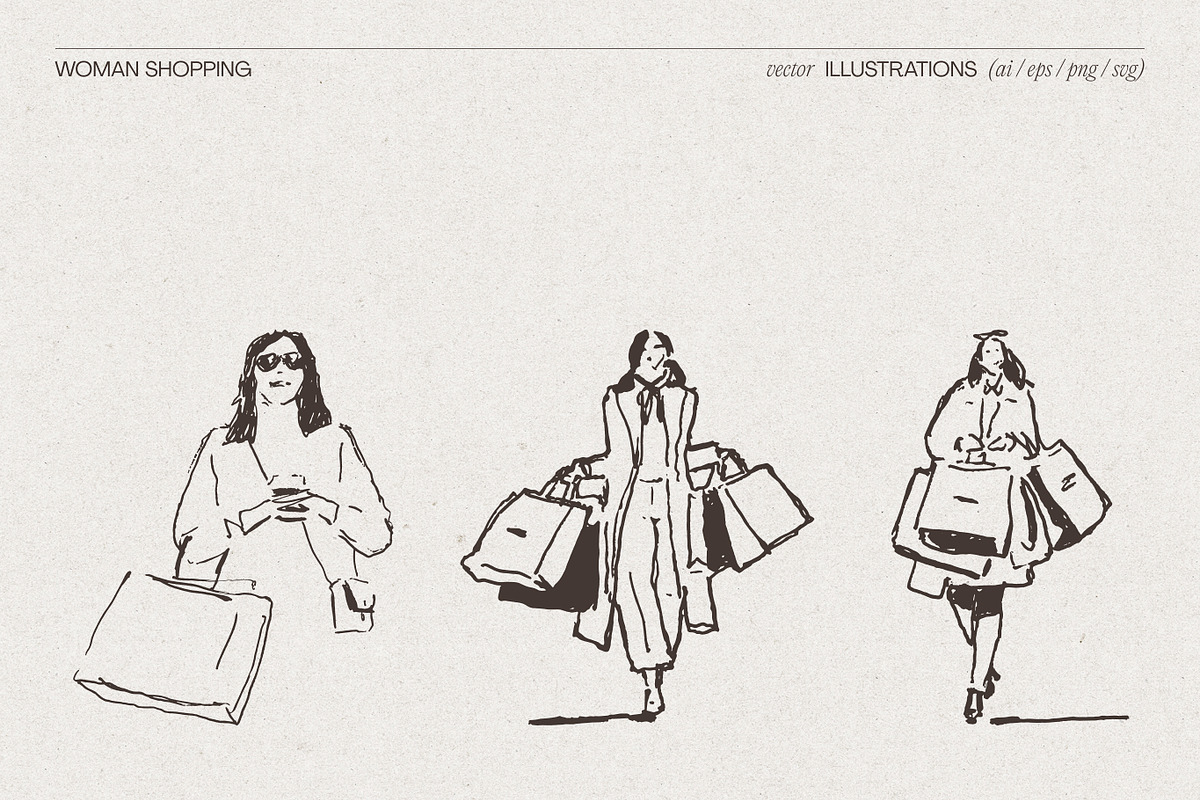 Urban People Silhouette Illustration, a Person Illustration by TheMountBirdStudio (Photo 8 of 9)