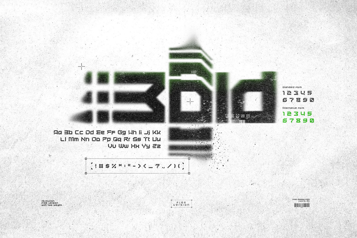 Revolution, a Font by XAL (Photo 4 of 5)