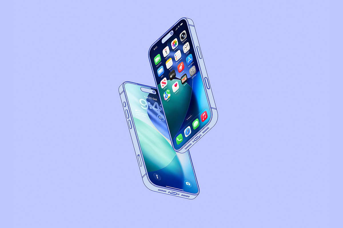 iPhone 17 Pro Vector - 24 Mockups, an iPhone Mockup by Asylab (Photo 31 of 48)