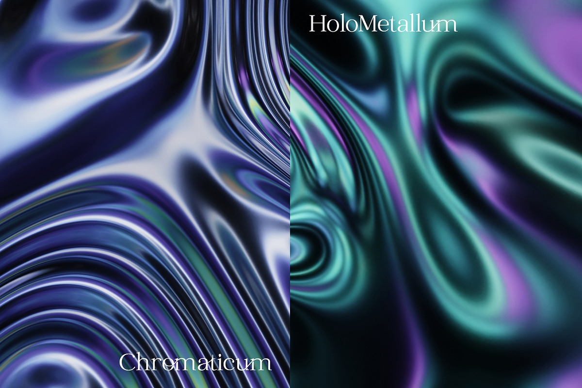Dark Metallic Iridescent Animation, a Graphic by LarysaZabrotskaya (Photo 8 of 9)