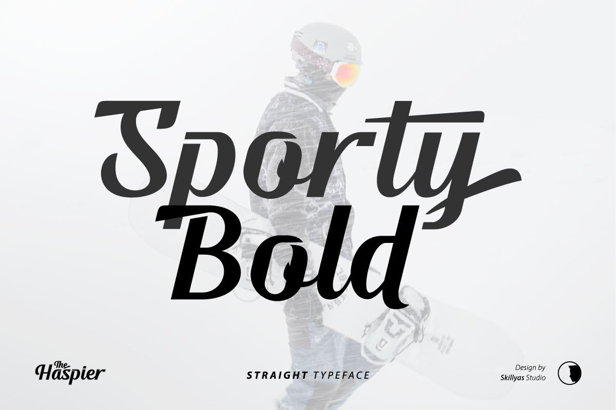 The Haspier Straight Script Font, a Script Font by Skillyas_Studio (Photo 2 of 10)