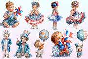 4th of July Cute Baby Sublimation, a Graphic by CitraGraphics (Thumbnail 2 of 4)