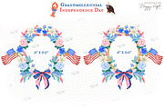 Grandmillennial Independence Day, a Decorative Illustration by TheHappyGiftArt (Thumbnail 5 of 21)