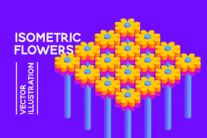 Isometric flowers