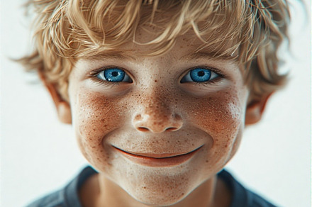 Blond boy with blue eyes, a Person Photo by ComfortQ