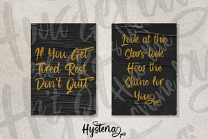 Hysteria - Stylish Script Font