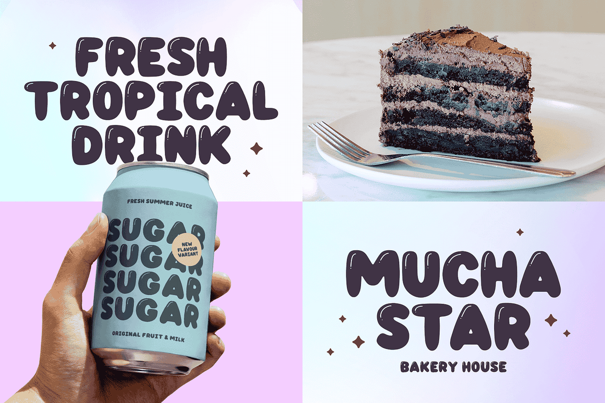 BUBBLEGUM, a Handwritten Font by Mozatype (Photo 4 of 8)