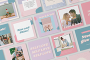 Cotton Candy Instagram Template, a Social Media Template by thetrendytemplate (Thumbnail 2 of 5)