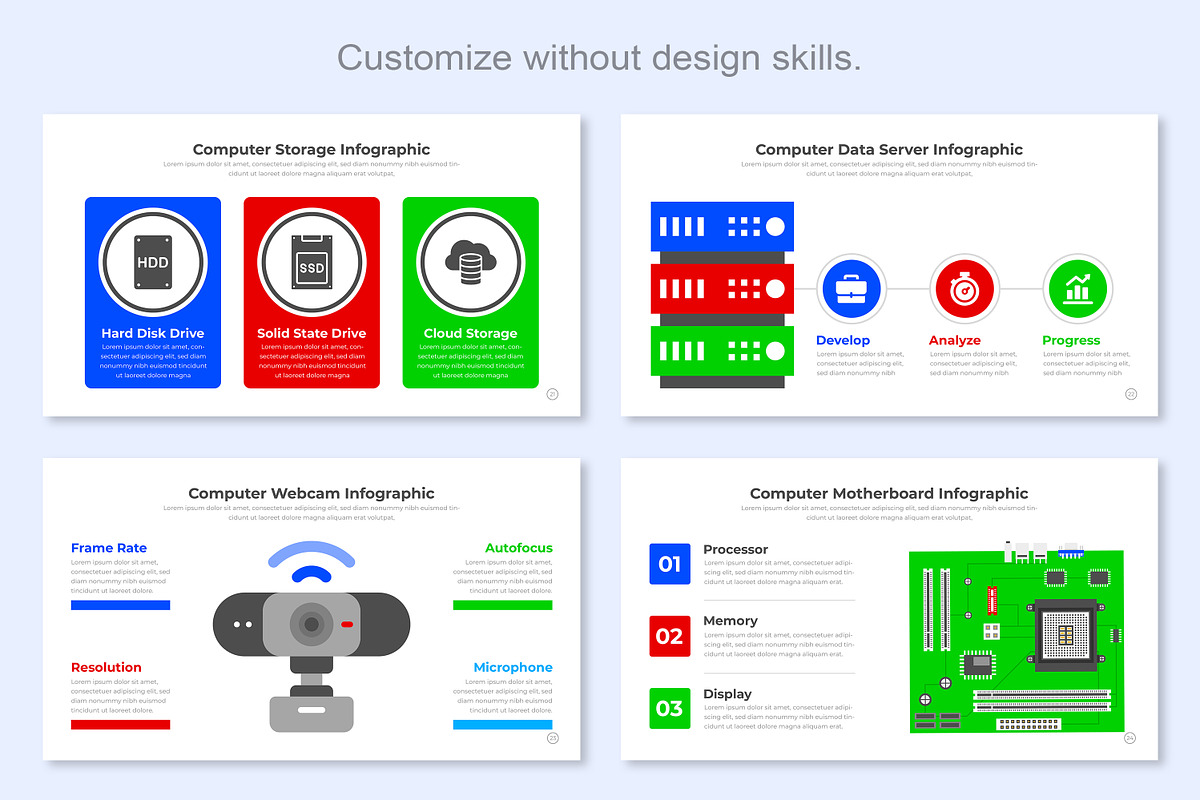 Computer Infographic Google Slide, a Templates & Theme by Mighty-Slide (Photo 7 of 7)