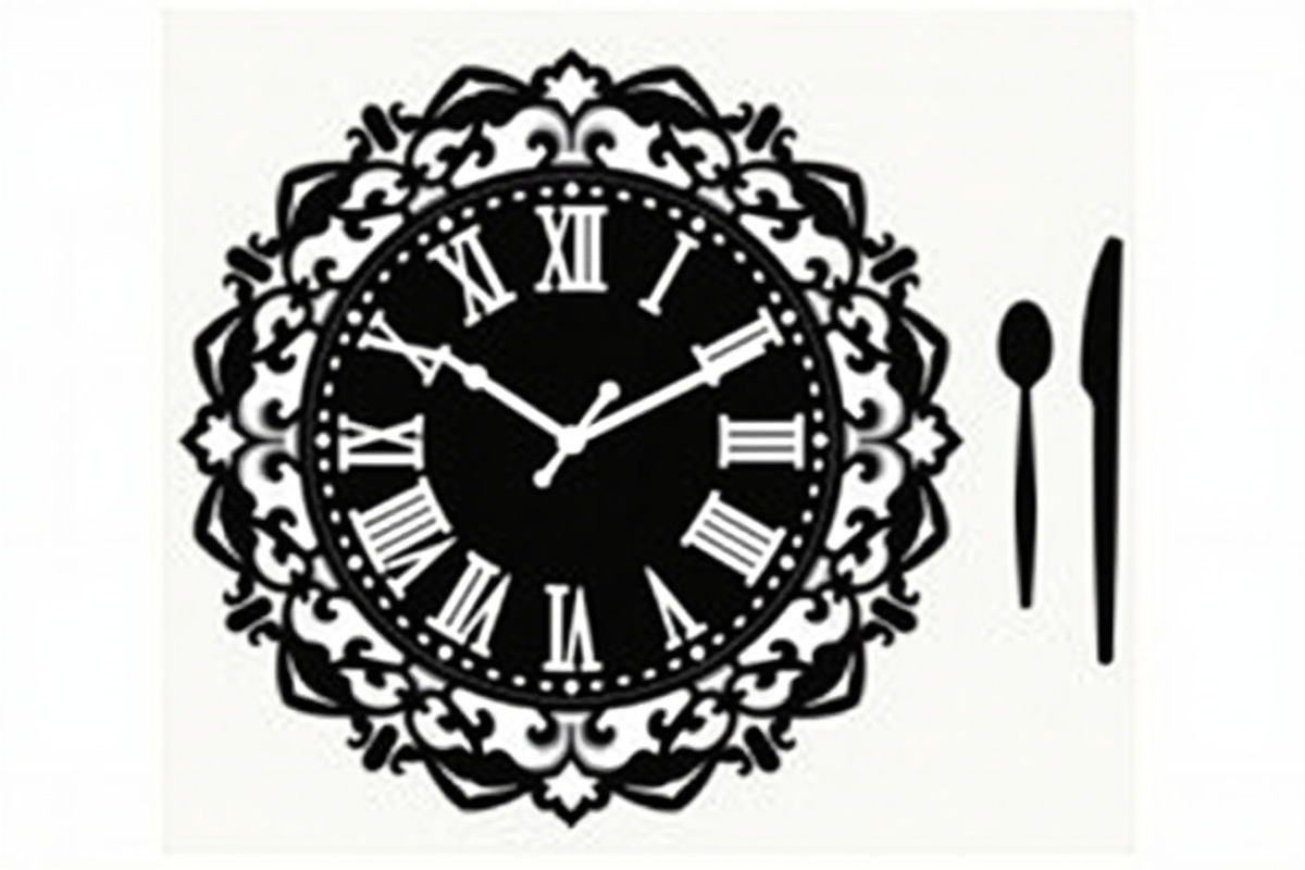 Vintage Wall Clock Victorian design, an Illustration by Amazin_art (Photo 11 of 21)