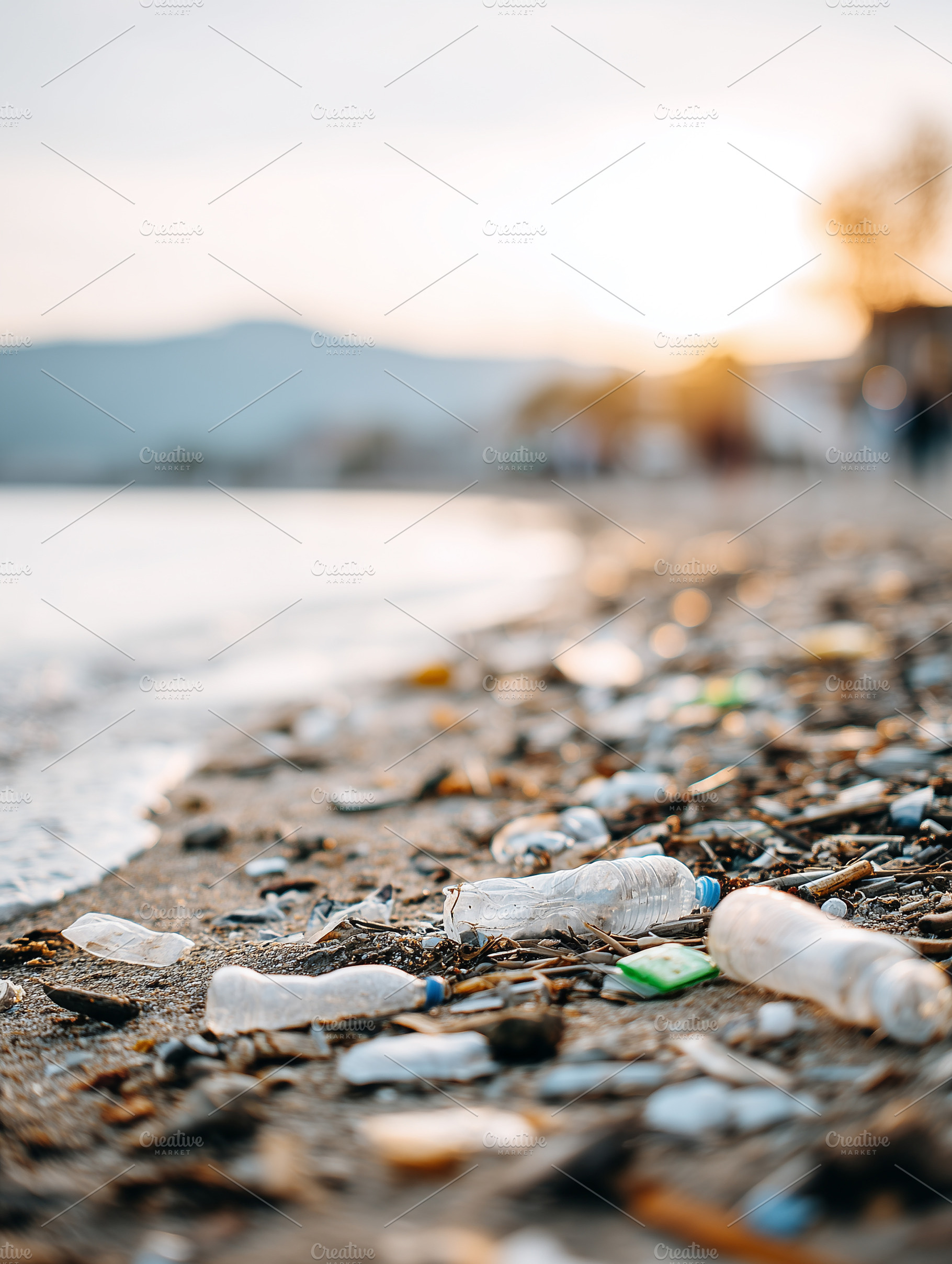 Plastic waste and debris scattered, a Nature Photo by MistyDay