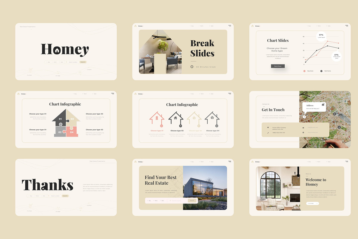 Real Estate Presentation PowerPoint, a Presentation Template by Pixslides (Photo 5 of 5)