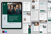 Education Digital Brochure & Report, a Brochure Template by BrandPacks (Thumbnail 1 of 6)