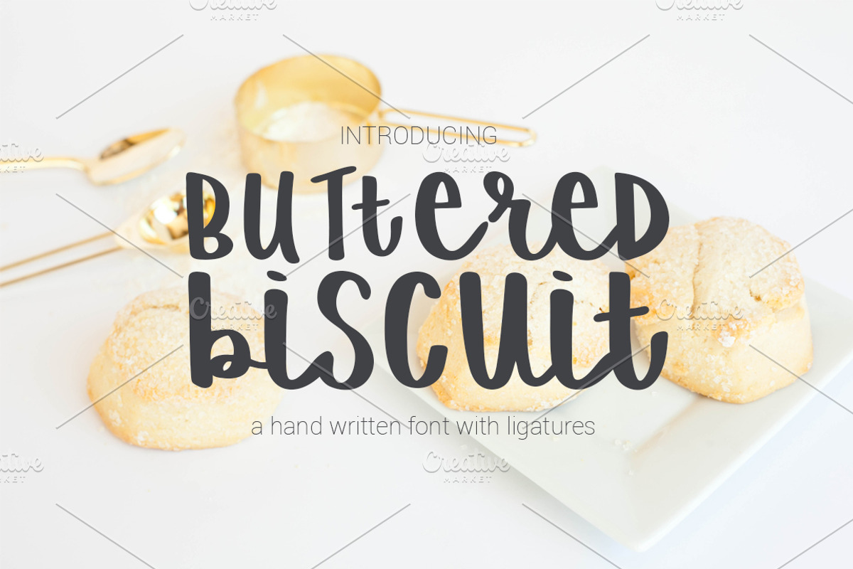 BUTTERED BISCUIT Hand Written Font