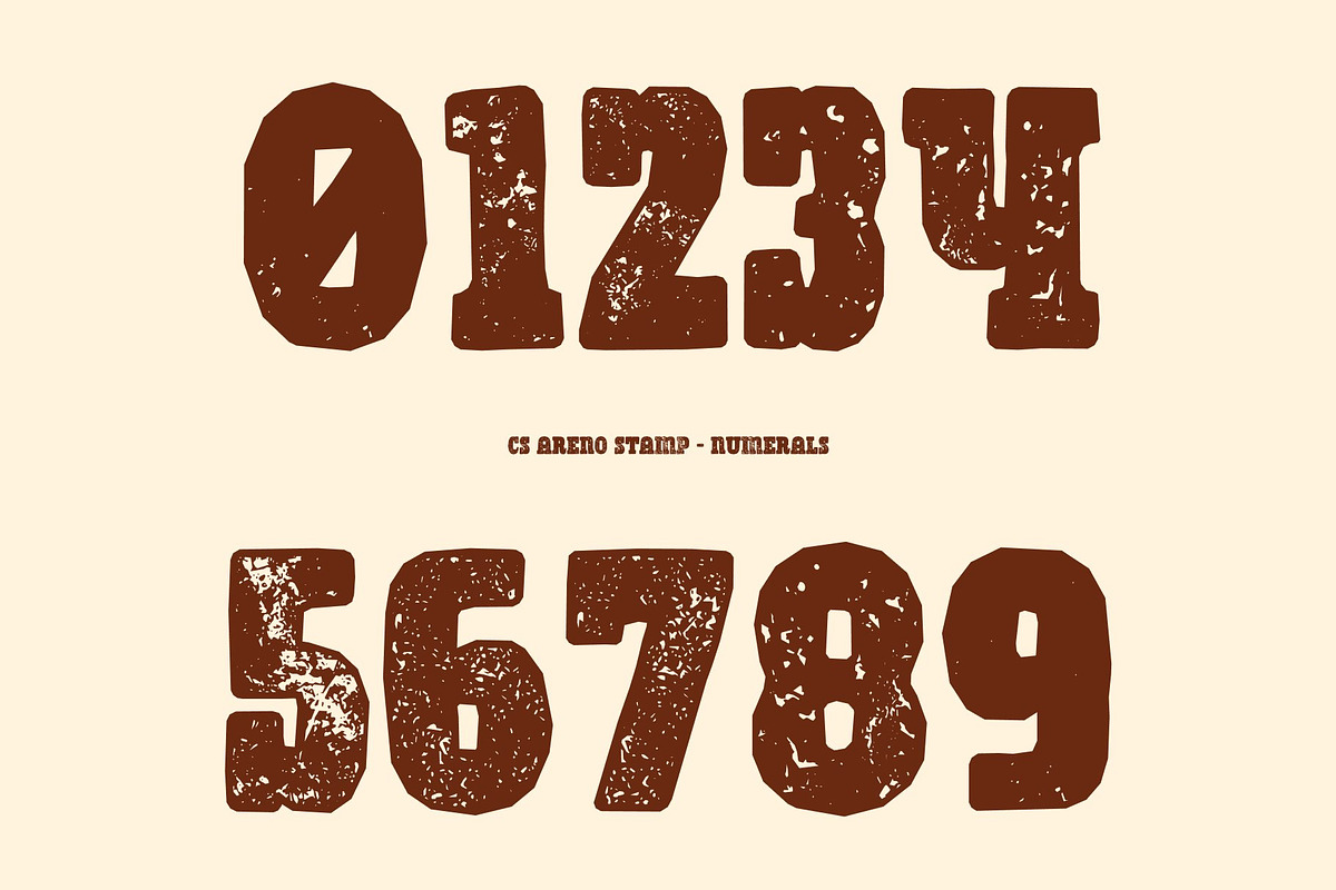 CS Areno Stamp, a Slab Serif Font by Craft Supply Co. (Photo 4 of 8)