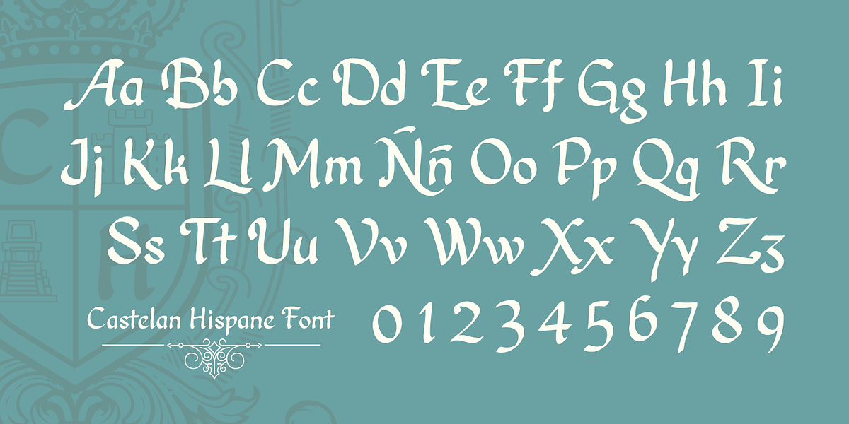 Castelan Hispane, a Script Font by Ixipcalli (Photo 4 of 6)
