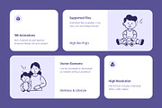 Animated Wellness & Lifestyle Bundle, an Outline Icon by Prosymbols (Thumbnail 2 of 4)