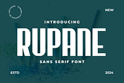 Rupane Bold Sans Serif Font, a Sans Serif Font by Artiveko (Thumbnail 1 of 4)